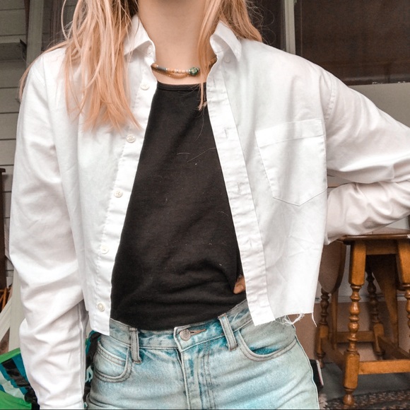 White Button Up - Picture 3 of 5